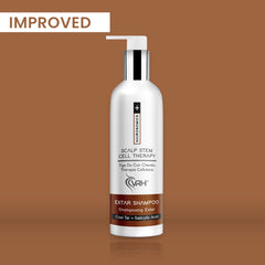 VRH Extar Shampoo 100ml | With Coal Tar, Salicylic Acid, Palm Glycerides & Willow Bark Extract | Soothes Scalp, Controls Dandruff & Reduces Flaking | Deep Cleansing & Anti-Itch Formula