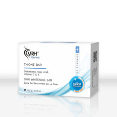 Thione Skin Whitening Bar | With Glutathione, Kojic Acid, Vitamin C & Vitamin E | Brightens, Evens Skin Tone & Reduces Dark Spots | Hydrating & Antioxidant-Rich Formula | For Face & Body