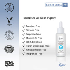 VRH Acne Face Serum Advance Repair | Salicylic Acid, Azelaic Acid, Niacinamide & Zinc | Clears Acne, Reduces Blemishes & Soothes Skin | Expert Series+ | 30ml