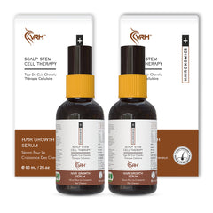 Hair Growth Serum | 2-Month Pack with Herbocell, Dead Sea Minerals, Nano Colloidal Technology | Reduces Hair Fall & Boosts Growth | For Men & Women 60 ML