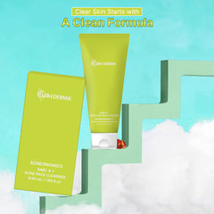 Acne Face Cleanser 75ml | with Adapinoid, Potassium Azeloyl Diglycinate & Encapsulated Salicylic Acid | For Clear, Balanced Skin | Gentle Cleanser for Acne-Prone Skin | Reduces Breakouts & Oiliness