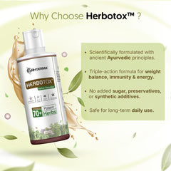 Herbotox™ Ayurvedic Herbal Drink | Supports Weight Management, Immunity Boost & Sustained Energy | Natural, Detoxifying Formula with Herbal Extracts | For Daily Wellness