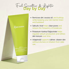 Acne Face Cleanser 75ml | with Adapinoid, Potassium Azeloyl Diglycinate & Encapsulated Salicylic Acid | For Clear, Balanced Skin | Gentle Cleanser for Acne-Prone Skin | Reduces Breakouts & Oiliness