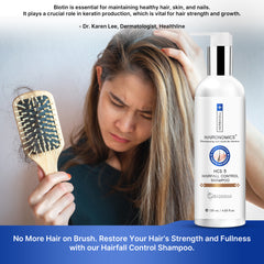 Hair Fall Control Shampoo | Strengthens Roots & Reduces Hair Fall | Nourishing Formula for Healthier, Thicker Hair | For All Hair Types | 120ml