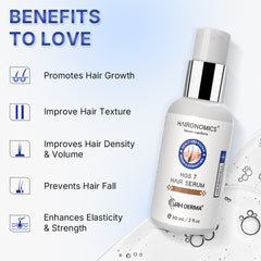 VRH Hair Growth Serum | Hydrolyzed Biotin & Keratin + Herbocell + 73 Herbs (Bhringraj, Amla, Ritha, Harad & More) | Makes Hair Stronger from the Roots & Promotes Healthy Hair | For Men & Women | 60 ml