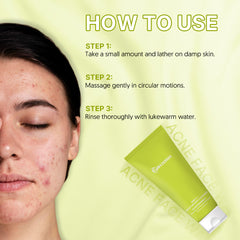 Acne Face Cleanser 75ml | with Adapinoid, Potassium Azeloyl Diglycinate & Encapsulated Salicylic Acid | For Clear, Balanced Skin | Gentle Cleanser for Acne-Prone Skin | Reduces Breakouts & Oiliness