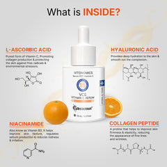 VRH Vitamin C 15% Serum | Potent Antioxidant Blend with Vitamin E & Hyaluronic Acid for Brightening, Anti-Aging & Hydration | Reduces Dark Spots & Fine Lines | 15 ml