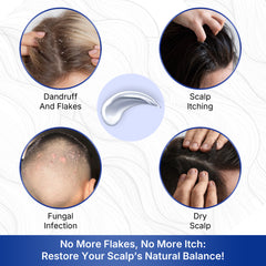 VRH Dandruff Control Shampoo | With Cutipure CLR, VEG Chitosan & Oleander Cochleara for Flake-Free Scalp & Healthy Hair | Soothes Itching & Reduces Dandruff | 120ml