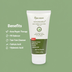 Acne Face Cleanser 75ml | with Adapinoid, Potassium Azeloyl Diglycinate & Encapsulated Salicylic Acid | For Clear, Balanced Skin | Gentle Cleanser for Acne-Prone Skin | Reduces Breakouts & Oiliness