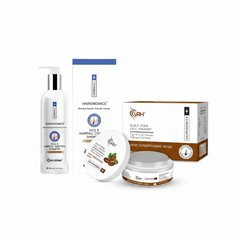 VRH Derma Hairnomics Hair Revitalization Kit - HCS 5 Hairfall Control Shampoo & Scalp Stem Cell Therapy Hair Mask (Combo Pack)