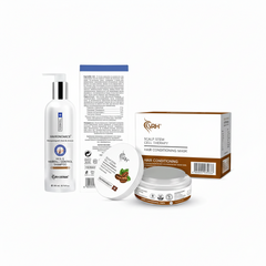 VRH Derma Hairnomics Hair Revitalization Kit - HCS 5 Hairfall Control Shampoo & Scalp Stem Cell Therapy Hair Mask (Combo Pack)