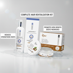 VRH Derma Hairnomics Hair Revitalization Kit - HCS 5 Hairfall Control Shampoo & Scalp Stem Cell Therapy Hair Mask (Combo Pack)