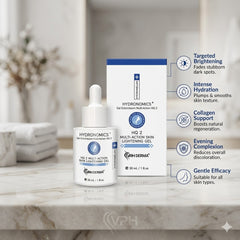 Hydronomics HQ2% Serum | HQ (2%), Vitamin C, Kojic Acid, Salicylic Acid, Hyaluronic Acid & Alpha Arbutin | Gentle Dark Spot Corrector & Brightening Serum | Hydrates & Smooths Skin for All Skin Types