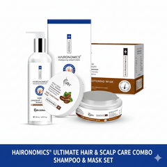 Haironomics® Hair & Scalp Repair Combo - HDR 5 Dandruff Control Shampoo + Deep Conditioning Hair Mask