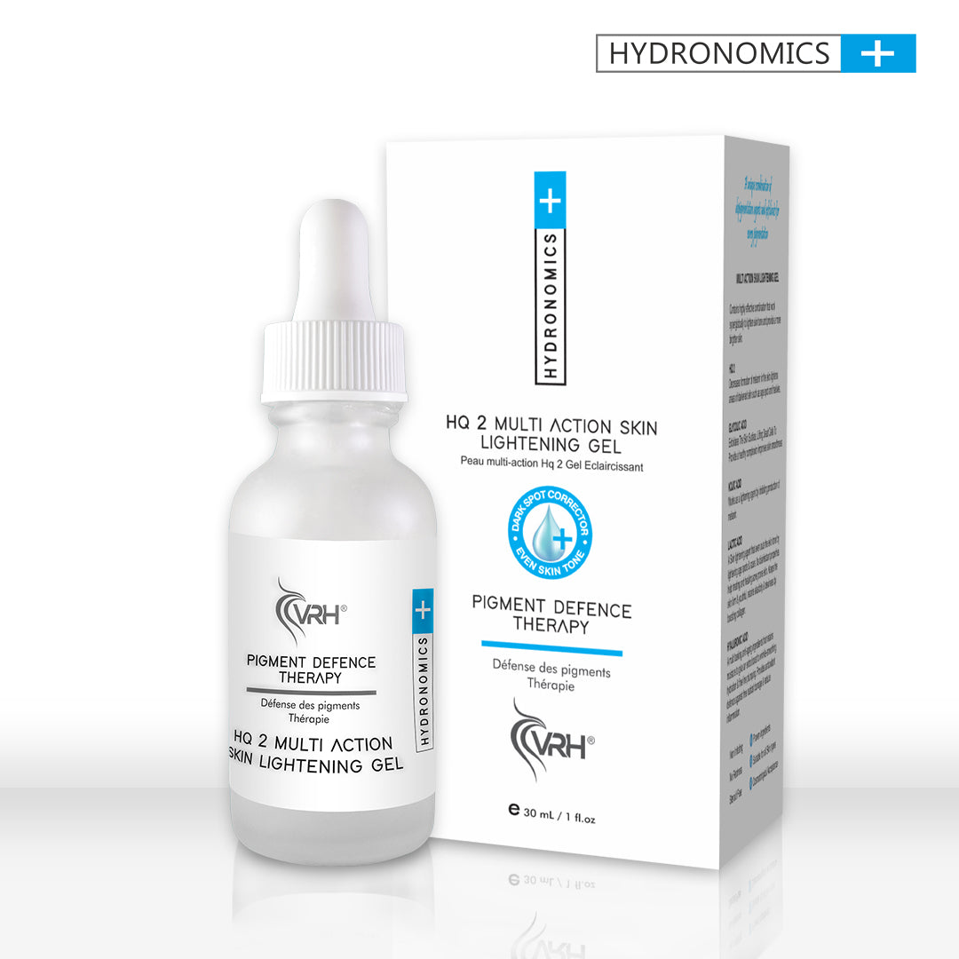 Hydronomics HQ2% Serum | HQ (2%), Vitamin C, Kojic Acid, Salicylic Acid, Hyaluronic Acid & Alpha Arbutin | Gentle Dark Spot Corrector & Brightening Serum | Hydrates & Smooths Skin for All Skin Types