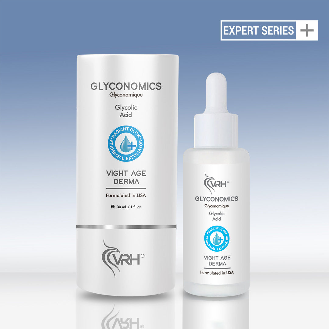 Glyconomics Gel with Glycolic Acid | Exfoliating Gel for Radiant, Smooth Skin | Reduces Dark Spots & Uneven Skin Tone | Lightweight, Non-Greasy Formula | 30ml