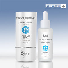 Phlavo Party Peel Complex 30ml | With Lactic Acid, Vitamin C, Phytic Acid & Pyruvic Acid | Exfoliates, Brightens & Smooths Skin Texture | Radiance-Boosting Peel for All Skin Types