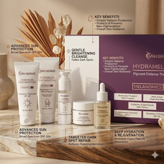 VRH Derma Hydramelan Pigment Defence Therapy Kit – Advanced Melanomics+ Formula for Brightening & Sun Protection