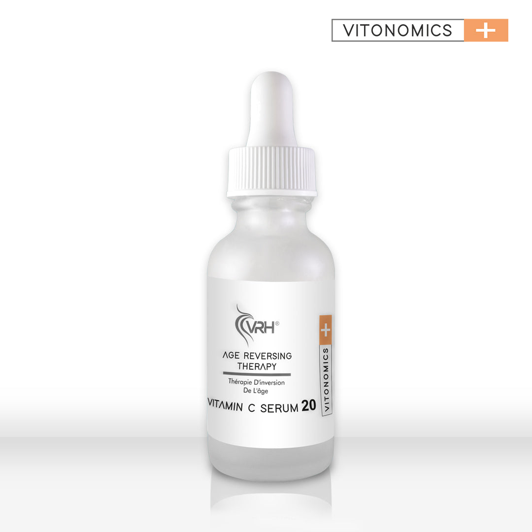 Vitamin C 20% Serum 30ml | With L-Ascorbic Acid, Hyaluronic Acid, Niacinamide & Kojic Acid | Brightens, Hydrates & Reduces Dark Spots | Anti-Aging & Skin Tone Correcting Formula for Radiant Skin