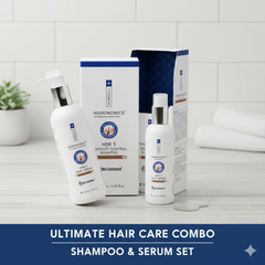 Haironomics® Ultimate Hair Care Combo: Dandruff Control Shampoo & Hair Serum Set