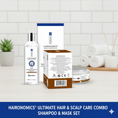 Haironomics® Hair & Scalp Repair Combo - HDR 5 Dandruff Control Shampoo + Deep Conditioning Hair Mask