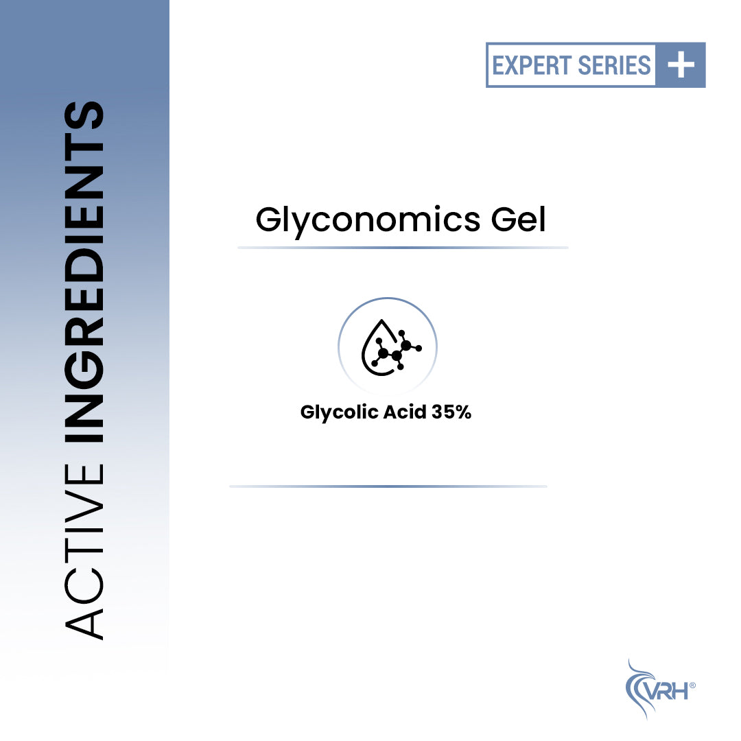 Glyconomics Gel with Glycolic Acid | Exfoliating Gel for Radiant, Smooth Skin | Reduces Dark Spots & Uneven Skin Tone | Lightweight, Non-Greasy Formula | 30ml