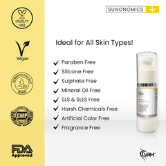 SPF 50 Self-Adjusting Sunscreen Lotion 30ml | With Sundat De, Peptides, Vitamin E, Ceramides, Zinc Oxide & Titanium Dioxide | High Protection, Hydrating & Tone-Adjusting Formula | Broad Spectrum UV Defense for All Skin Types