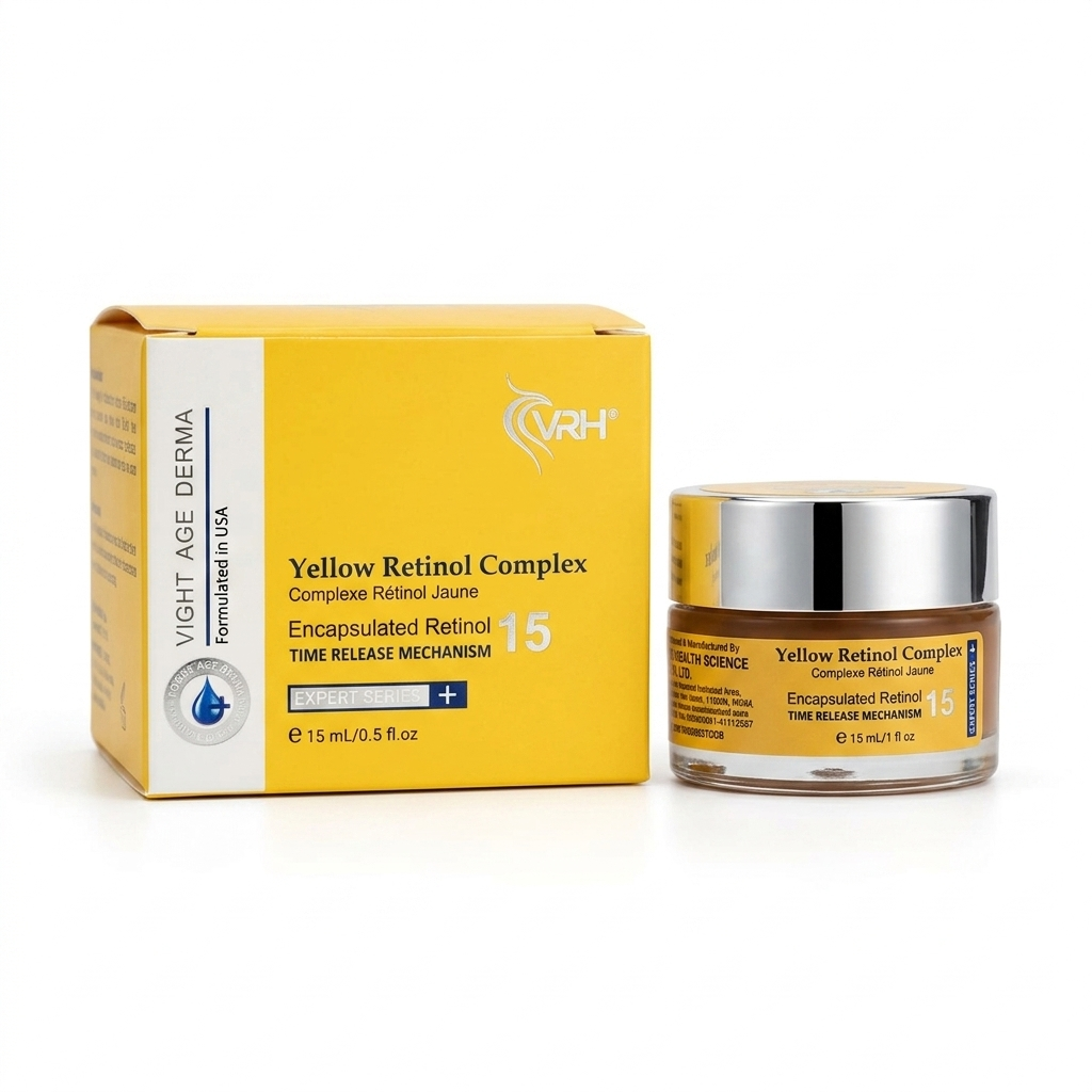 VRH Yellow Retinol Complex 15 – Advanced Anti-Aging Night Cream (15ml)