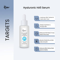 VRH Hyaluronic Serum HA5 30ml | With Hyaluronic Acid, Betaine Anhydrous & Calendula Mother Tincture | Deep Hydration & Soothing Formula | Plumps, Calms, & Revitalizes Skin | For All Skin Types