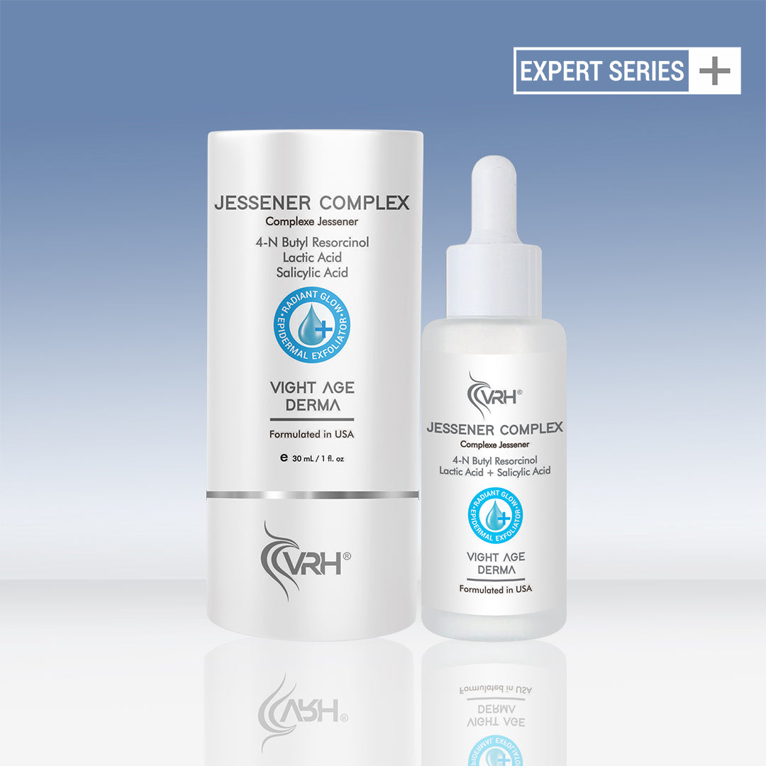 VRH H₂O Advance Jessener Complex 30ml | With Lactic Acid, Salicylic Acid & 4-N-Butyl Resorcinol | Exfoliating & Brightening Peel for Even Skin Tone | Reduces Dark Spots, Fine Lines & Blemishes | Professional Strength