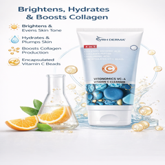 Vitamin C Skin Cleanser | Gentle Brightening & Hydrating Face Wash with Antioxidants | Removes Impurities, Reduces Dullness & Revitalizes Skin | Suitable for All Skin Types | 75ml