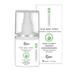 VRH Acne Control Body Spray | Triple Acid Blend with Salicylic, Azelaic & Mandelic Acids | Clarifying Niacinamide & Tea Tree | Zinc Oxide Protection | Soothes & Balances with Seaweed & Tazetta Bulb | Clearer Skin for All Ages | 50ml