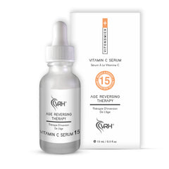 VRH Vitamin C 15% Serum | Potent Antioxidant Blend with Vitamin E & Hyaluronic Acid for Brightening, Anti-Aging & Hydration | Reduces Dark Spots & Fine Lines | 15 ml