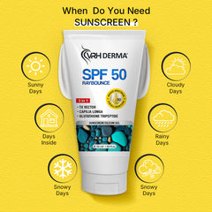 Advanced Sunscreen Silicone Gel SPF 50 PA+++ | Broad-Spectrum UV Protection | Lightweight, Non-Greasy & Water-Resistant | Suitable for All Skin Types | 50ml