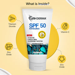 Advanced Sunscreen Silicone Gel SPF 50 PA+++ | Broad-Spectrum UV Protection | Lightweight, Non-Greasy & Water-Resistant | Suitable for All Skin Types | 50ml