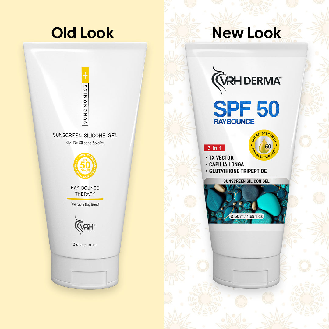 Advanced Sunscreen Silicone Gel SPF 50 PA+++ | Broad-Spectrum UV Protection | Lightweight, Non-Greasy & Water-Resistant | Suitable for All Skin Types | 50ml