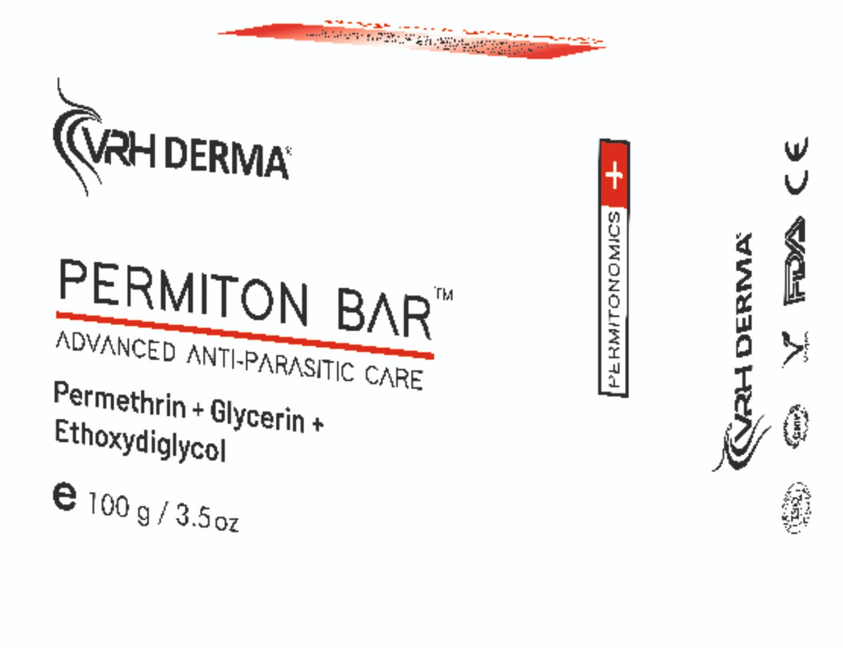 Bangladesh Exclusive Edition | VRH Derma Permiton Anti-Parasitic Soap Bar with Permethrin – 100g