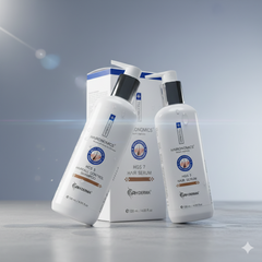 VRH Derma Hairnomics Hair Growth Combo - HCS 5 Shampoo (120ml) & HGS 7 Hair Serum (120ml) for Hair Fall Control & Scalp Health