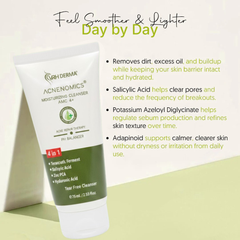 Acne Face Cleanser 75ml | with Adapinoid, Potassium Azeloyl Diglycinate & Encapsulated Salicylic Acid | For Clear, Balanced Skin | Gentle Cleanser for Acne-Prone Skin | Reduces Breakouts & Oiliness