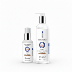 Hair Growth Serum & Dandruff Control Shampoo | Complete Hair Care Combo Enriched with Herbocell, Biotin & Cutipure CLR